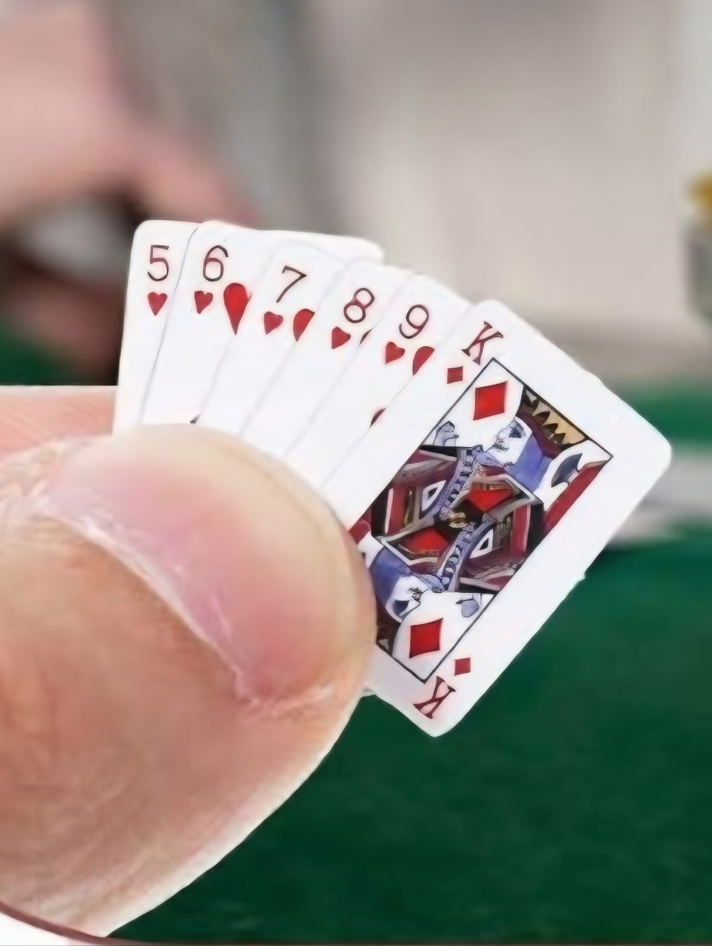 4 Decks of Miniature Playing Cards Punch Out Dollhouse Barbie Sized